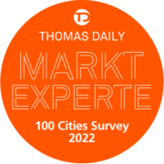 Siegel als Markt Experte für Thomas Daily 2022